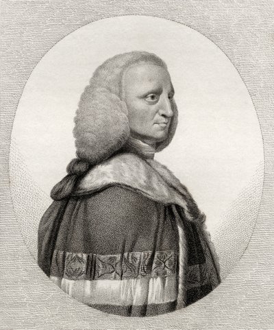 Lord George Lyttleton, Engraved by Bocquet, Illustration from 